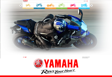 Portofolio Overview Website - Yamaha Motorcycles