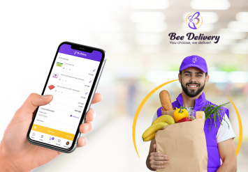 Portofolio Bee Delivery - Android and iOS app for delivering supermarket orders